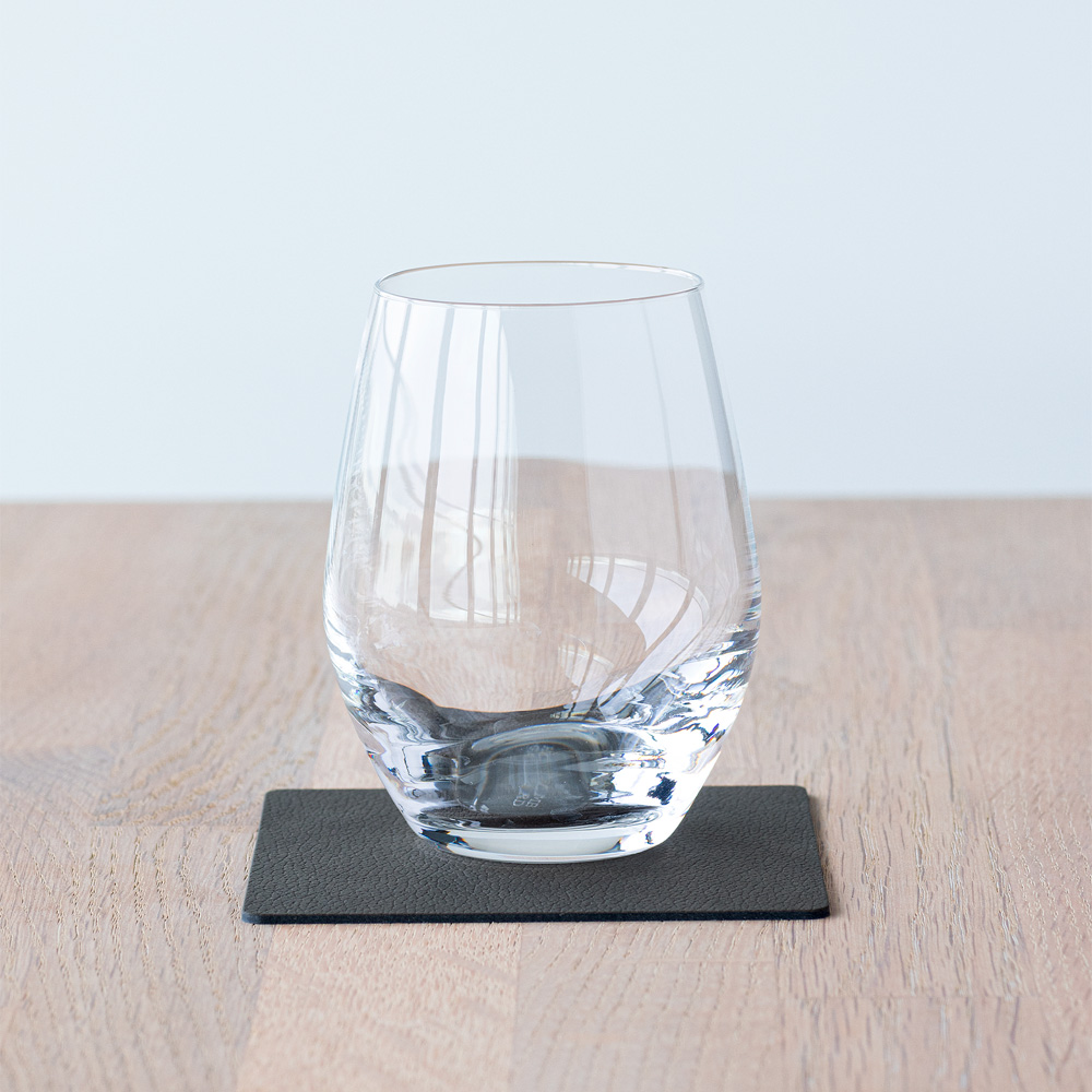 Nupo Square Glasunderlägg 10x10 cm Caviar