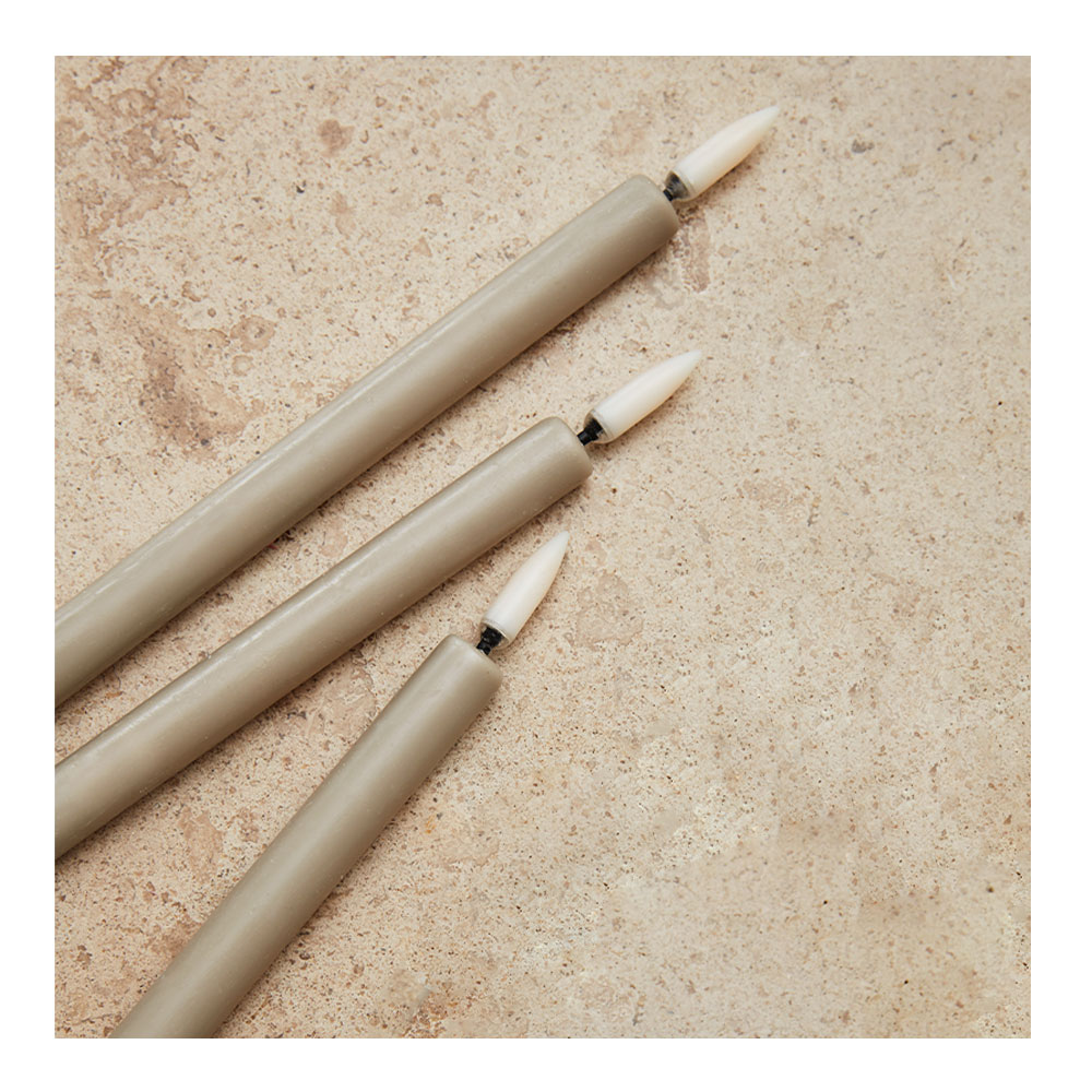 Stoff Nagel Uyuni Ljus LED 2-pack Beige