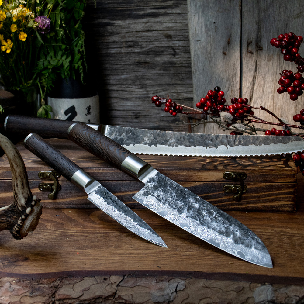 Kuro Knivset 3 delar Rostfri