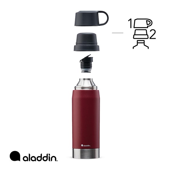 Citypark ThermavaC Termos Med 2 Muggar 1,1L Burgundy Red