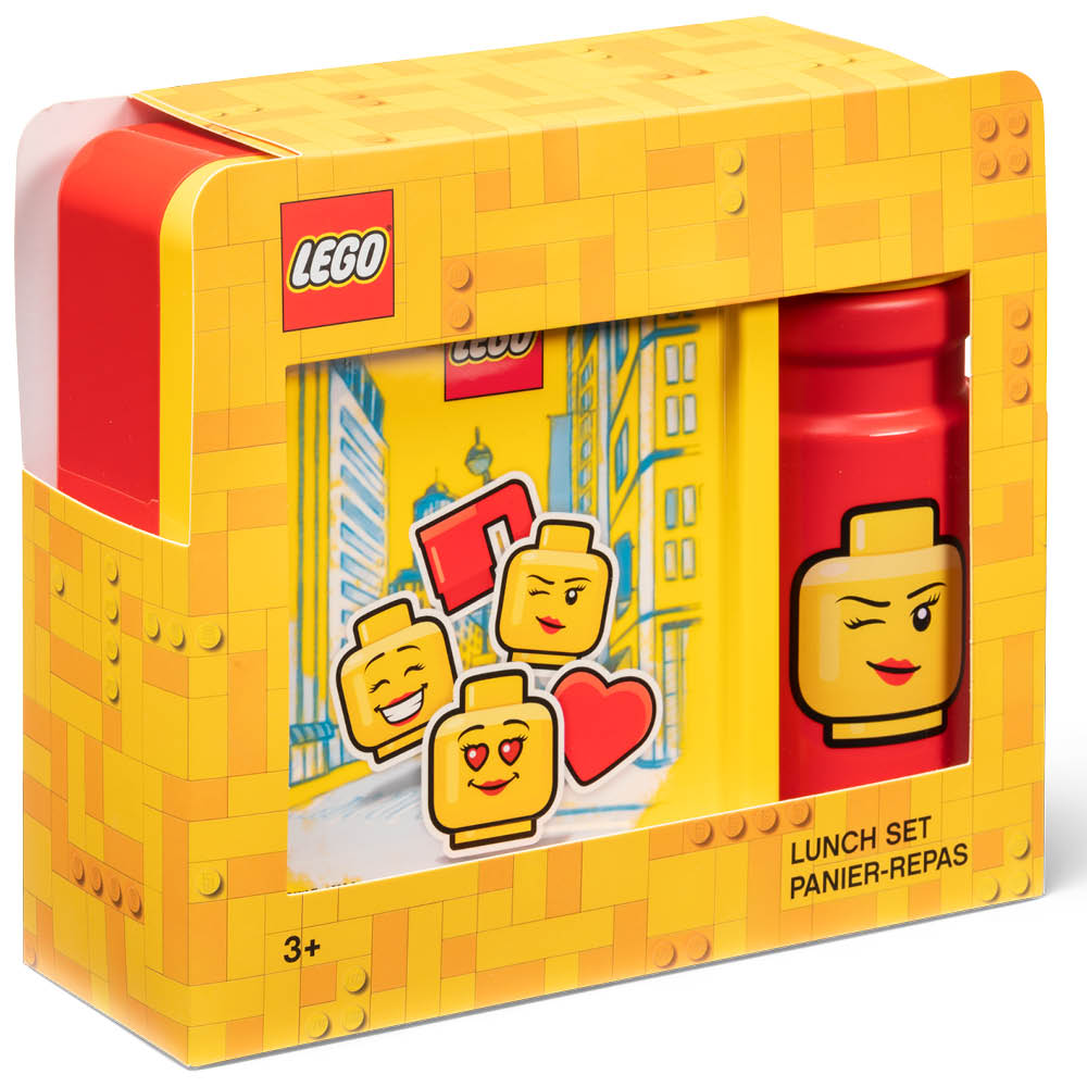 Lunchbox Set Ikonisk Figur Gul/Röd