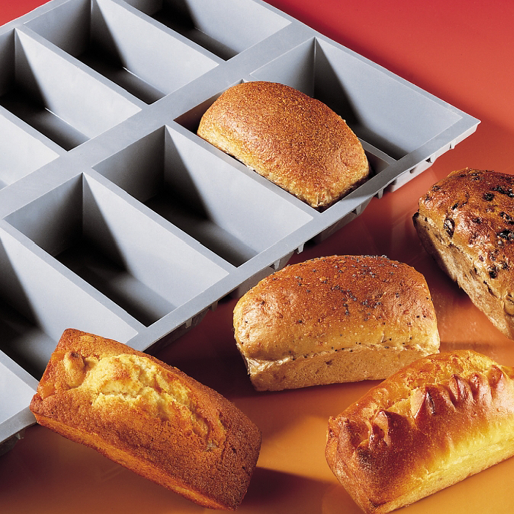 Bakform Elastomoule för 9 småbröd