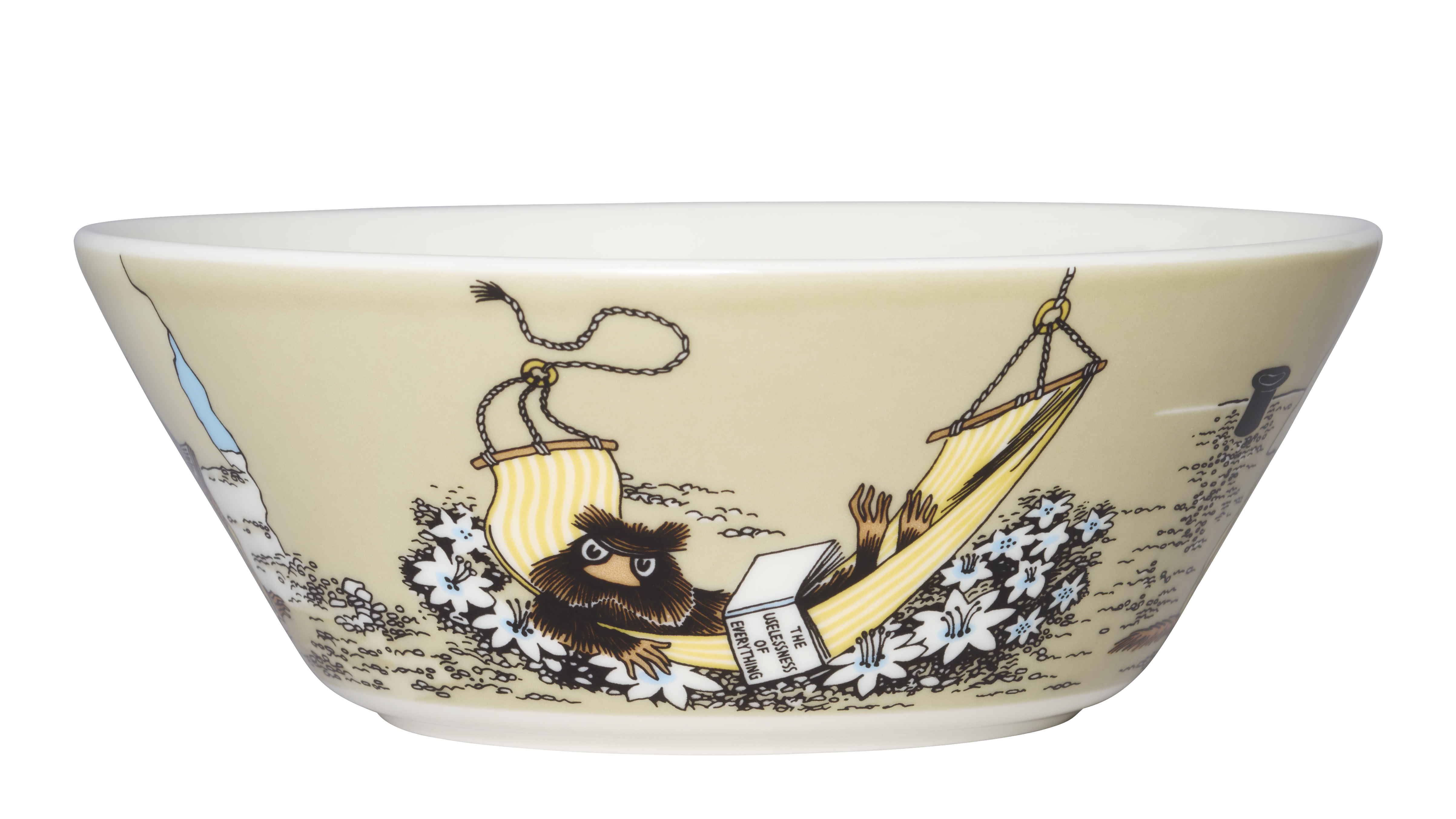 Mumin Skål Bisamråttan 15 cm Beige