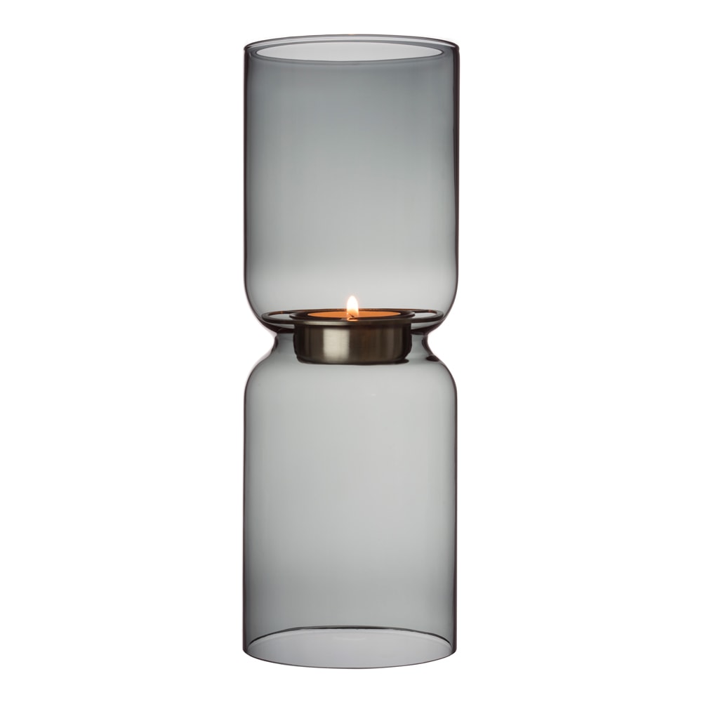 Lantern Ljuslykta 25 cm Mörkgrå