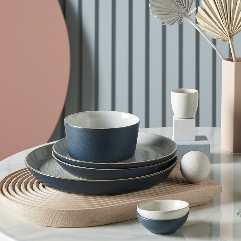 Impression Tallrik 21,5 cm 4-pack Charcoal Blue