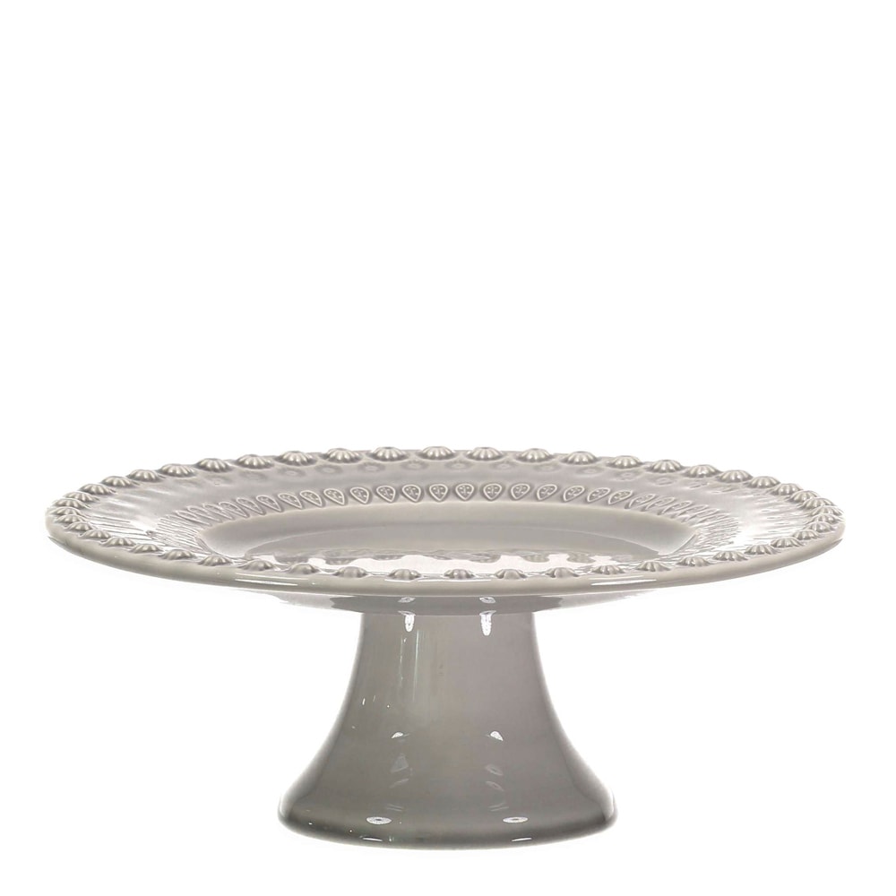 Daisy Tårtfat 22 cm Soft Grey