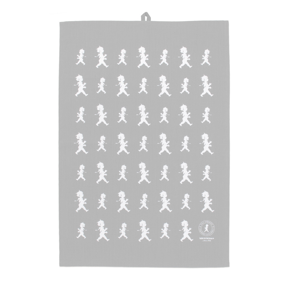 Handduk + Grillvante Grå