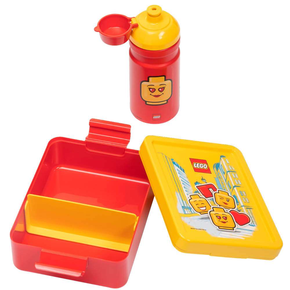 Lunchbox Set Ikonisk Figur Gul/Röd
