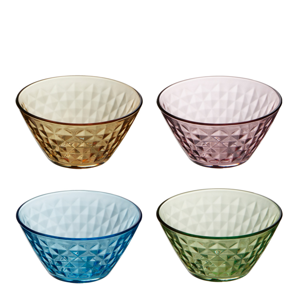 Mosaic Skålar 12 cm 4-pack Flerfärgad
