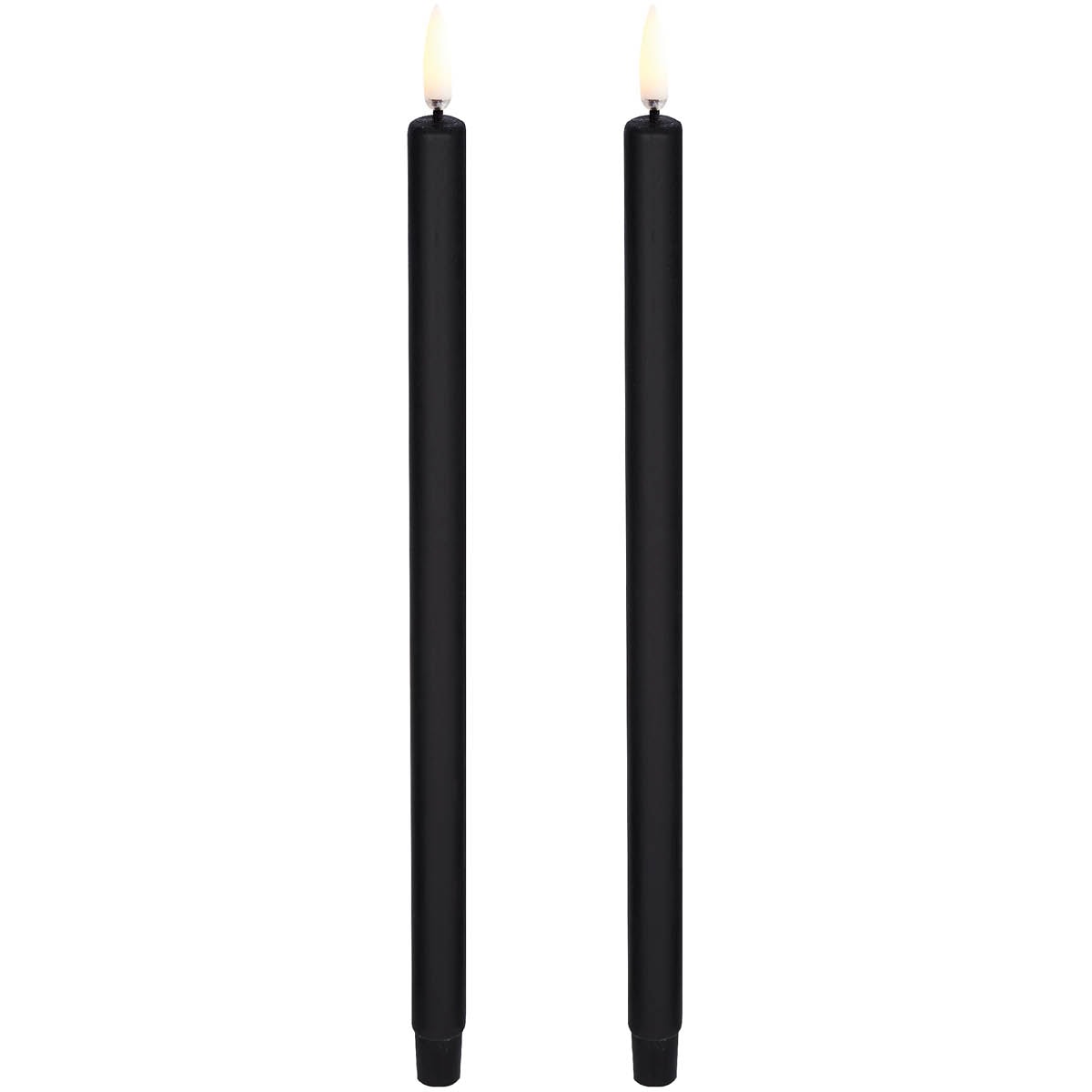 Led Kronljus 25 cm 2-pack Svart