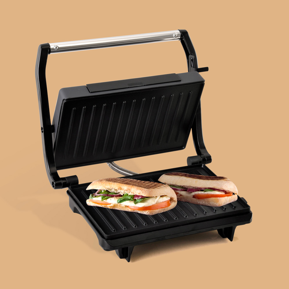 Select Smörgåsgrill Keramisk Beläggning 26,5x21x8 cm Svart
