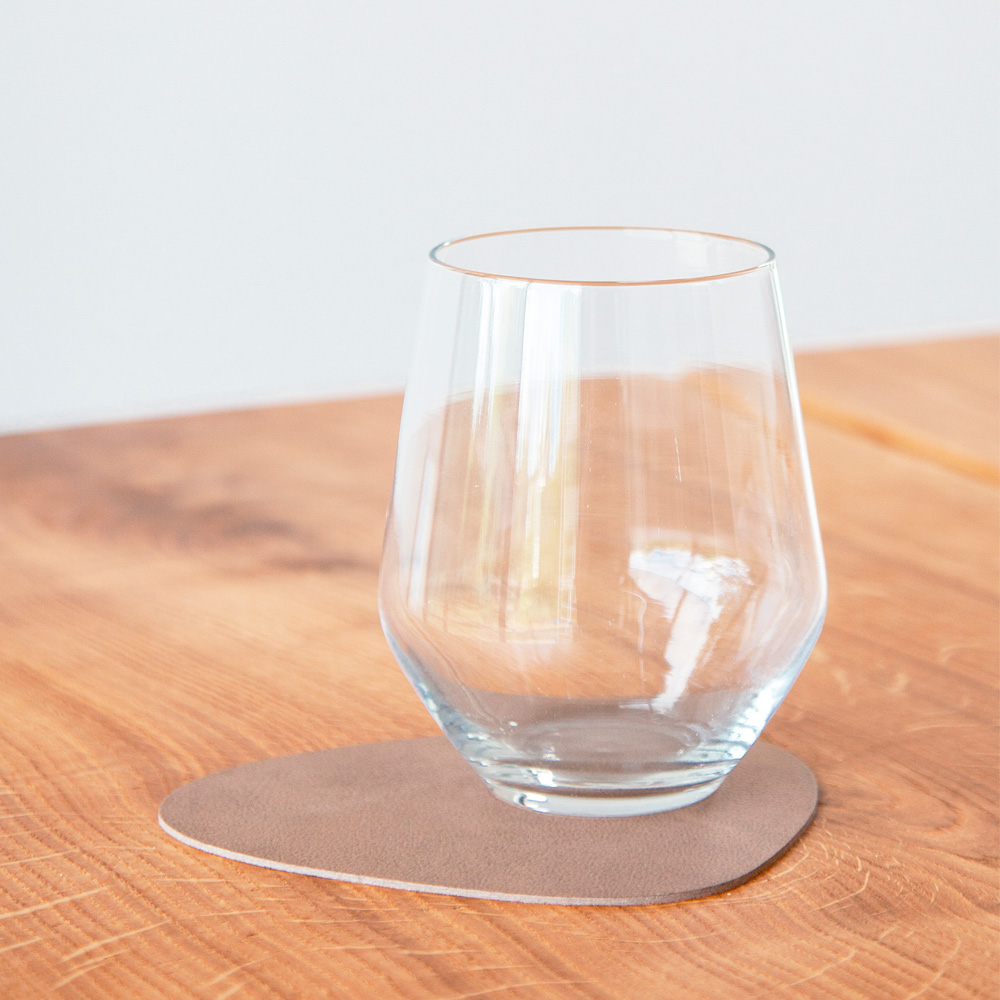 Nupo Curve Glasunderlägg 11x13 cm Brown