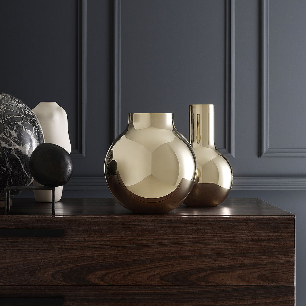 Boule Vas stor Mässing