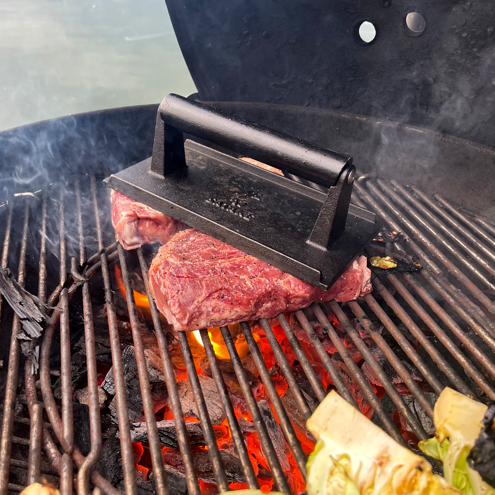 Outdoor Grillpress Svart