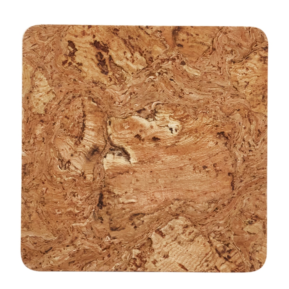 Skandinavien Glasunderlägg Fyrkantig Kork 4-pack