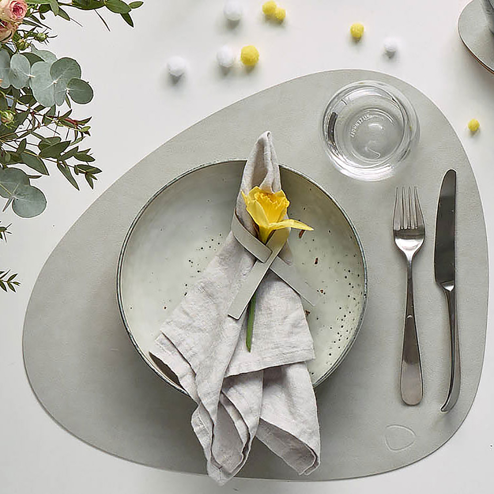 Nupo Curve Tablett 37x44 cm Ljusgrå