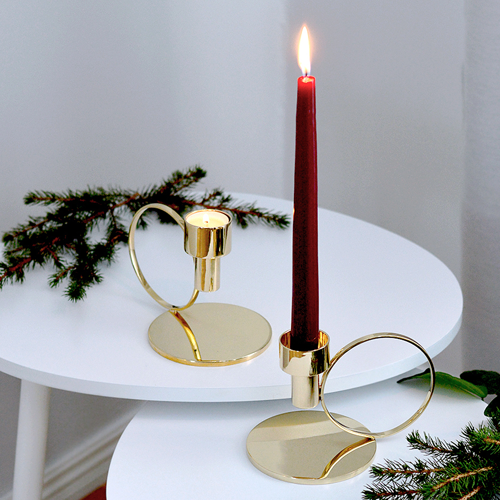 Herrgårdsljus 30 cm 6-pack Julröd