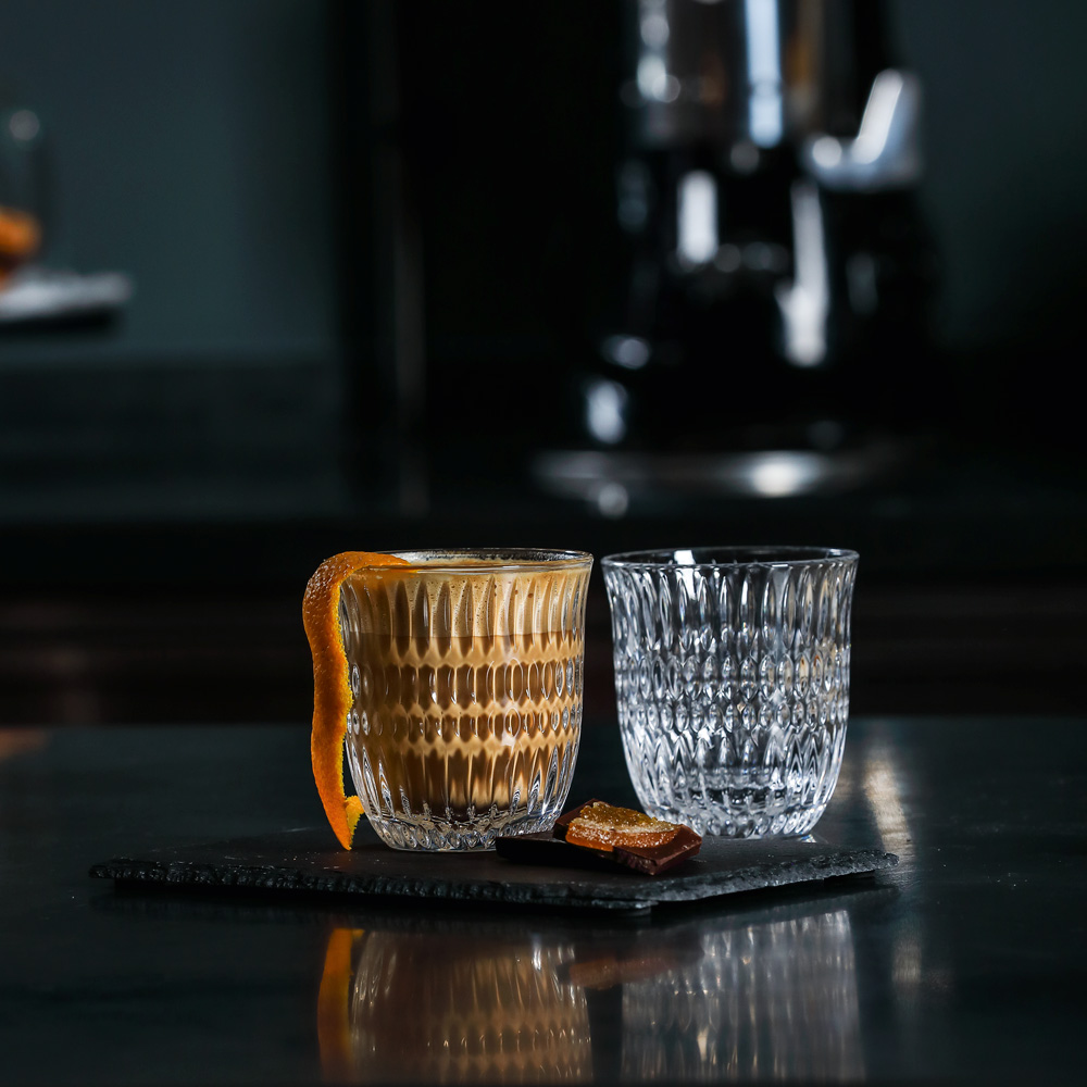 Ethno Cappuccinoglas 23,4 cl 2-pack Klar