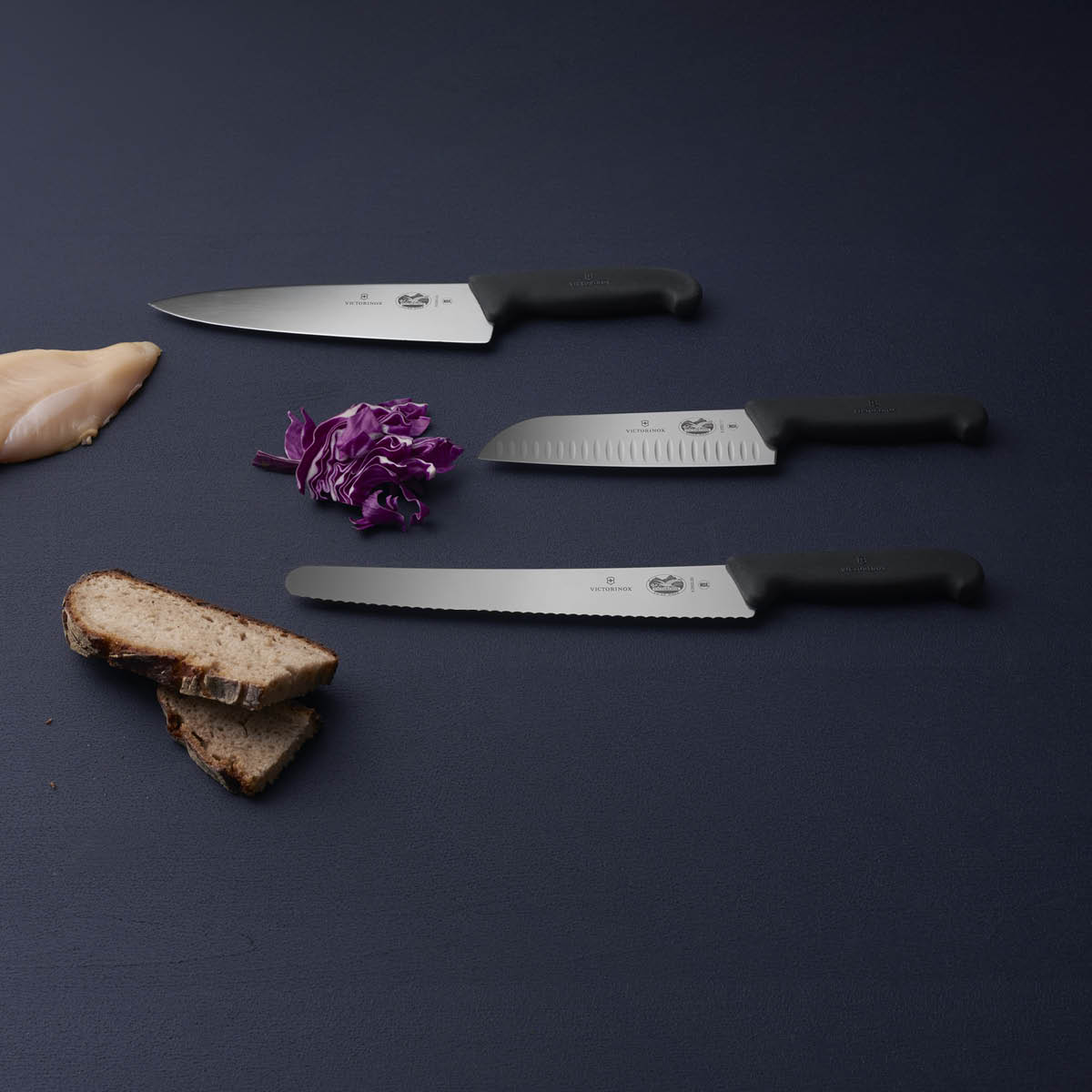 Fibrox Bred Slaktkniv 18 cm
