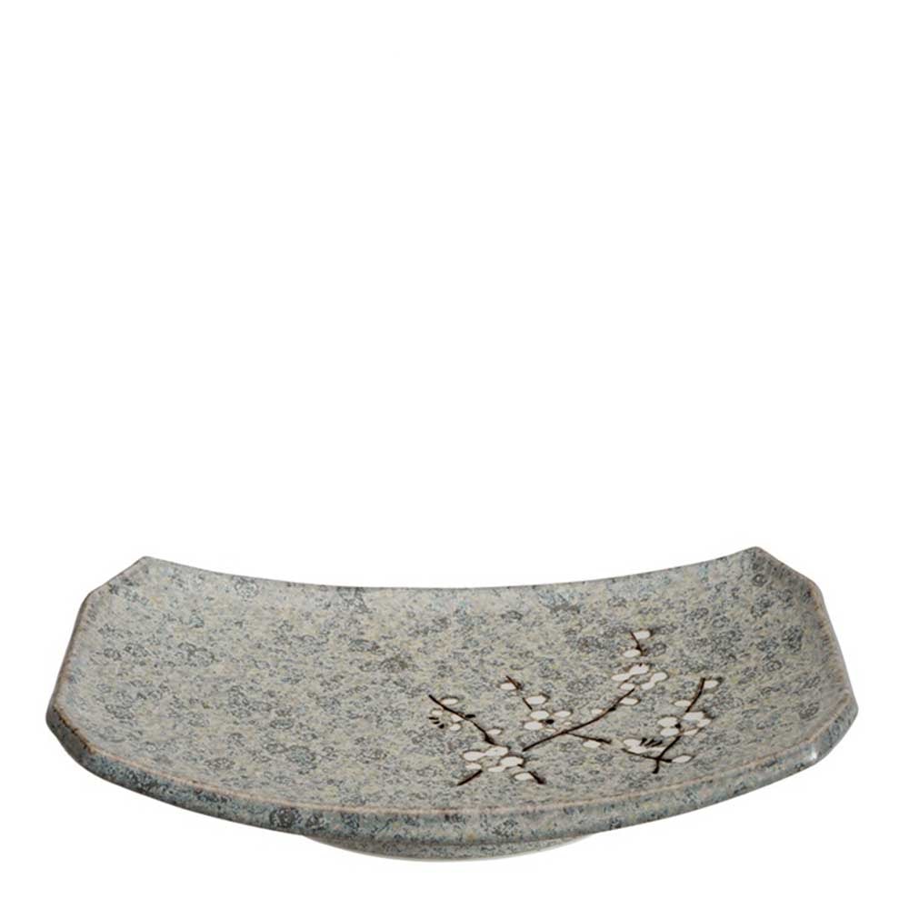 Grey Soshun Tallrik Rektangulär 22 cm