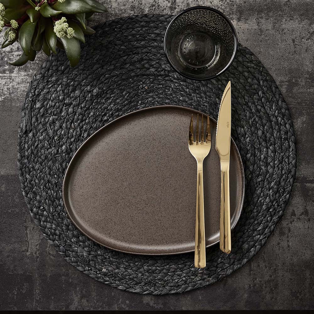 RAW Organic Tallrik 29x25 cm Metallic Brown