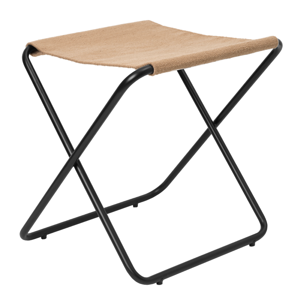 Dester Stool Hopfällbar Pall Svart/Sand