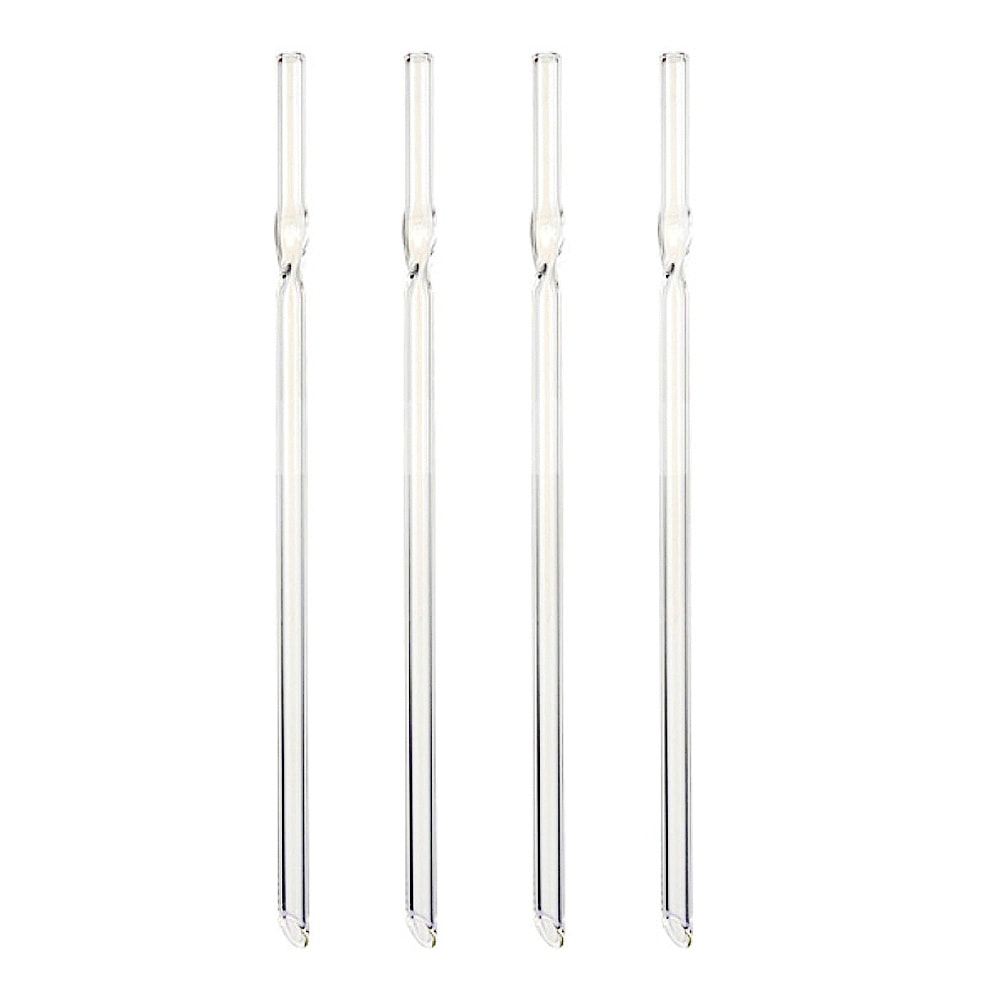 Dora Sugrör/Drinkpinne Glas 4-pack