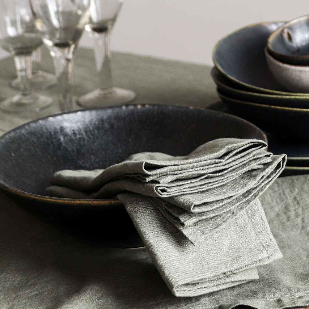 Duk Linne 160x330 cm Khaki