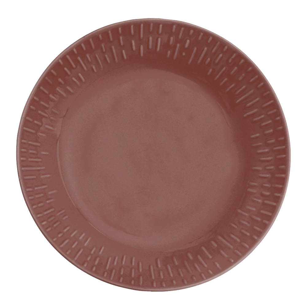 Confetti Pastatallrik 23 cm Bordeaux