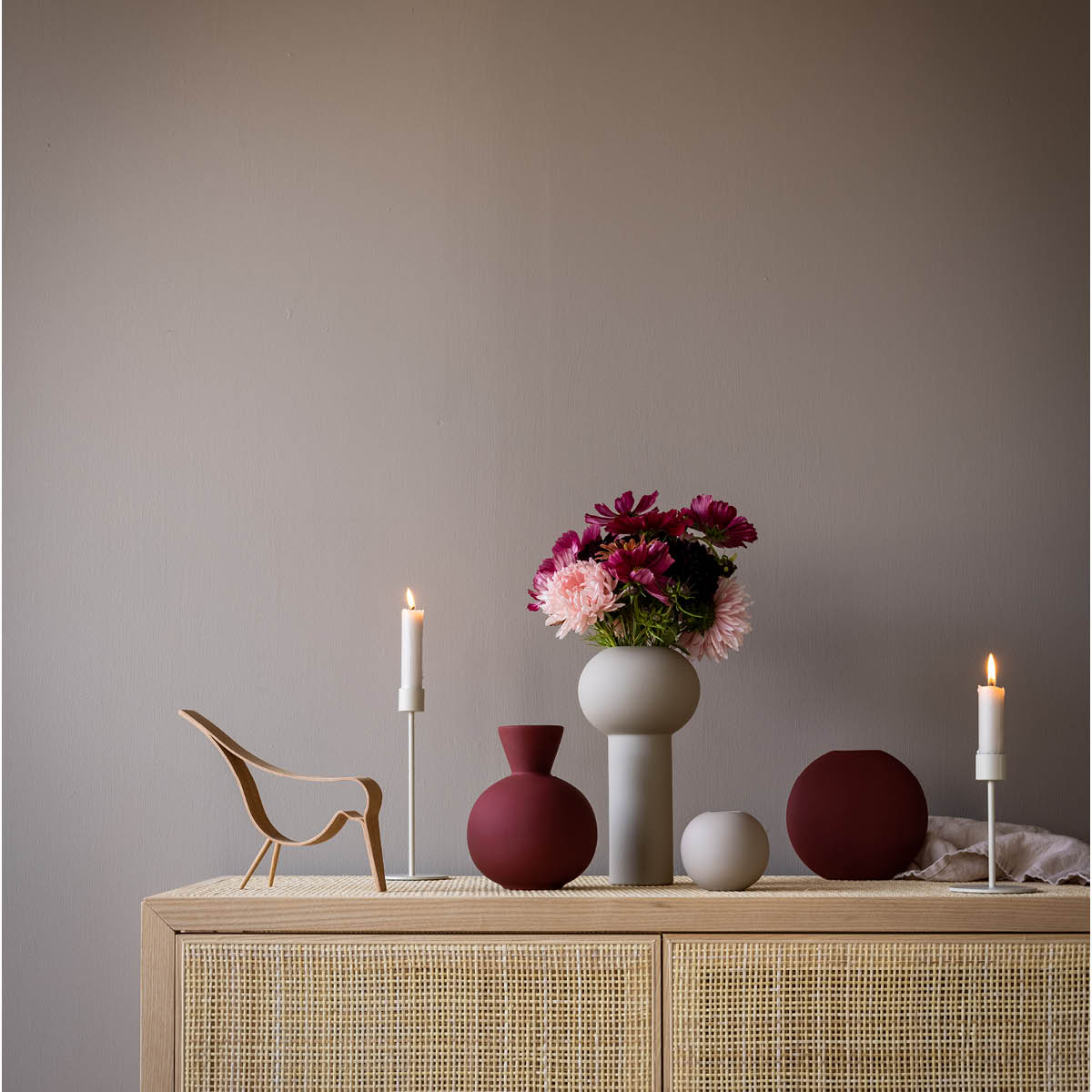 Pillar Vas 24 cm Sand