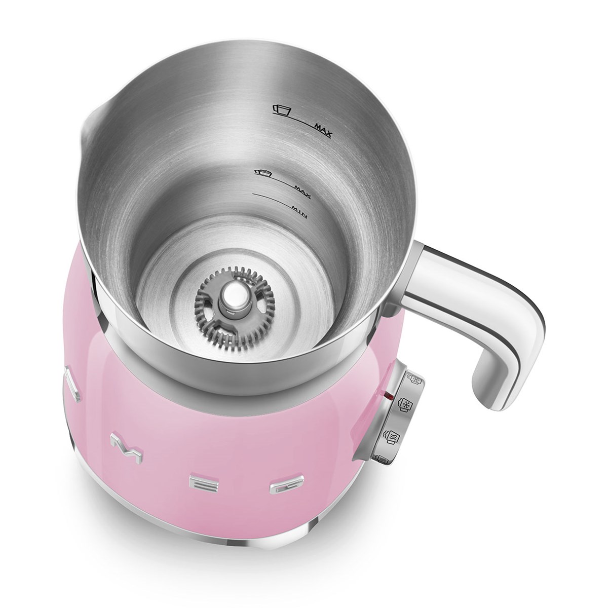 Smeg 50's Style Mjölkskummare Rosa