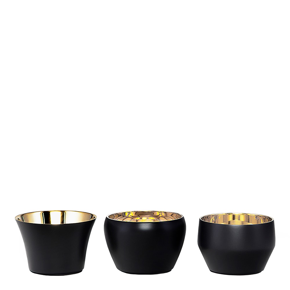 Kin Ljuslykta 3-pack Svart