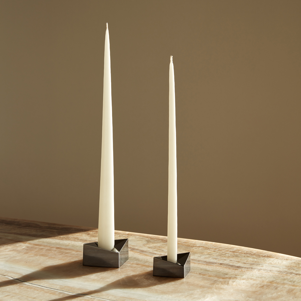 Stoff Nagel Reflect Ljusstake 3,2x5,5 cm Svart Krom