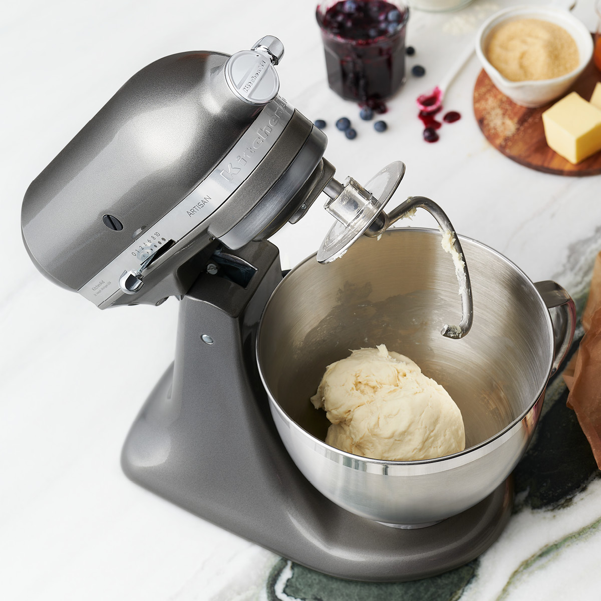 KitchenAid Artisan Köksmaskin 5KSM185PS 4,8 L Med Silver