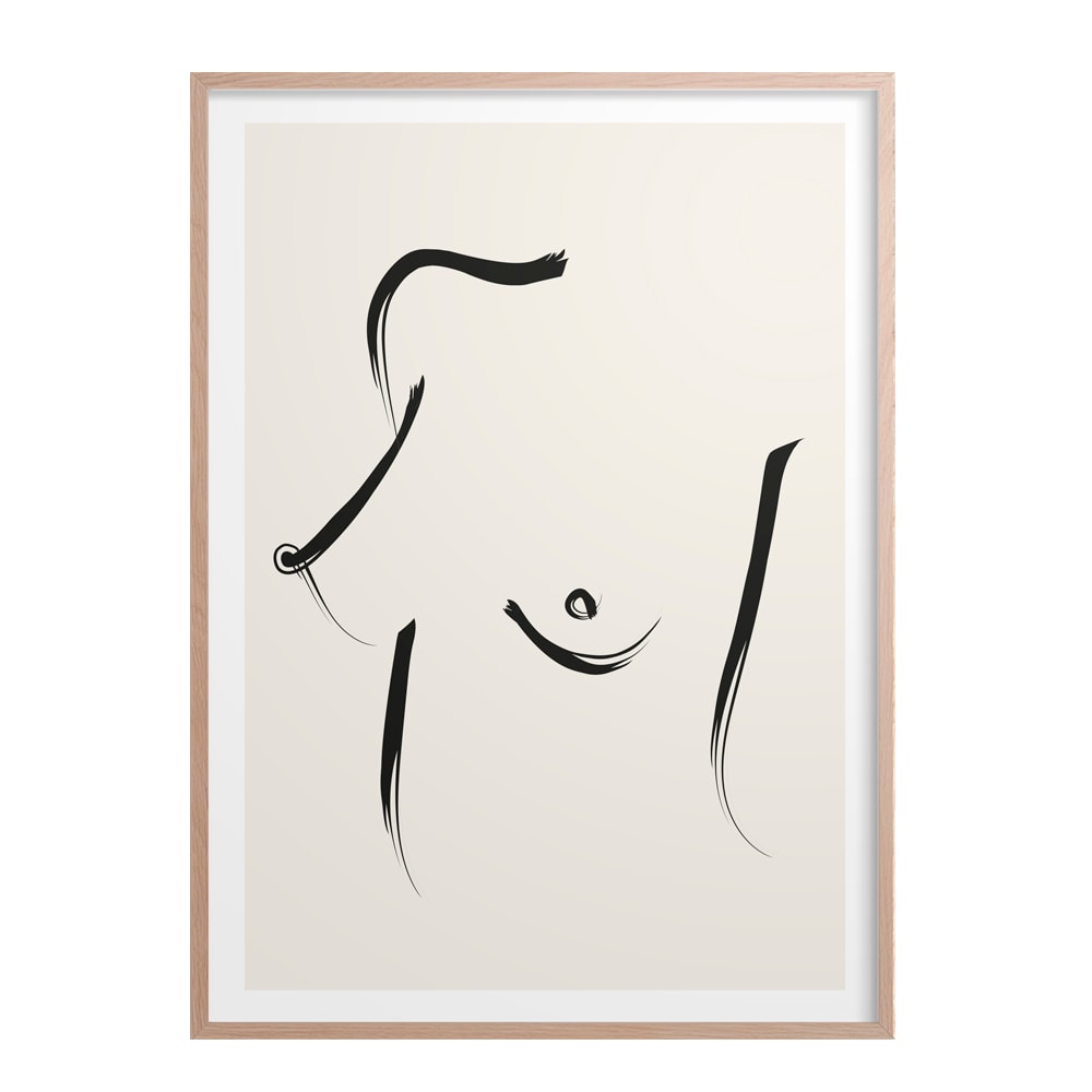 Poster 50x70 cm Breast No 2