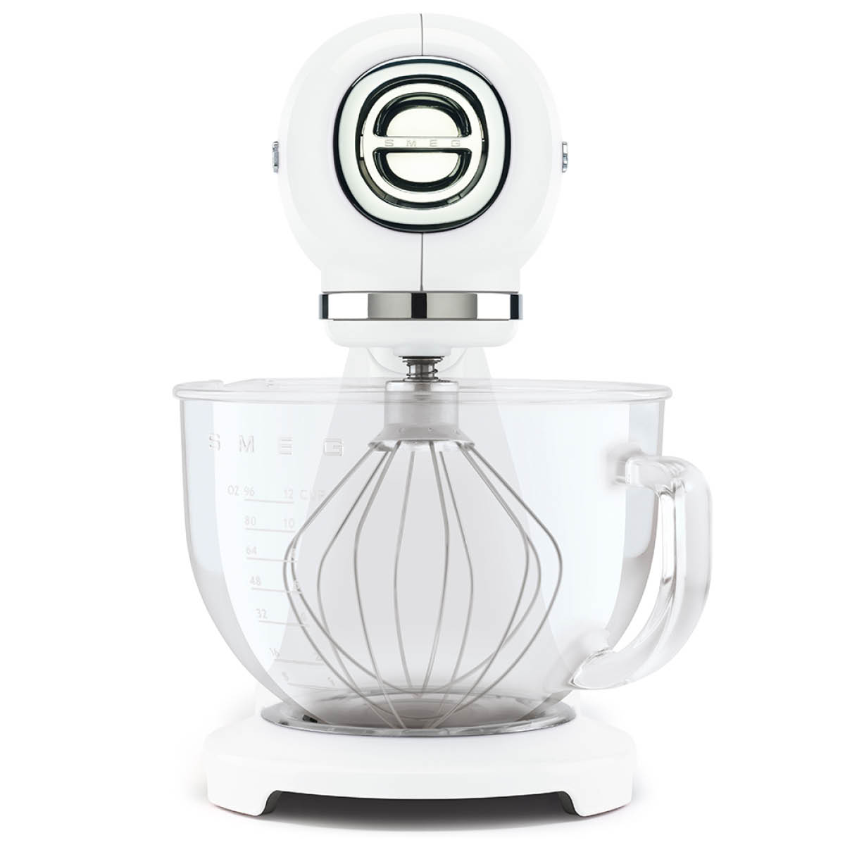 Smeg 50's Style Köksmaskin med Glasskål 4,8 L Vit