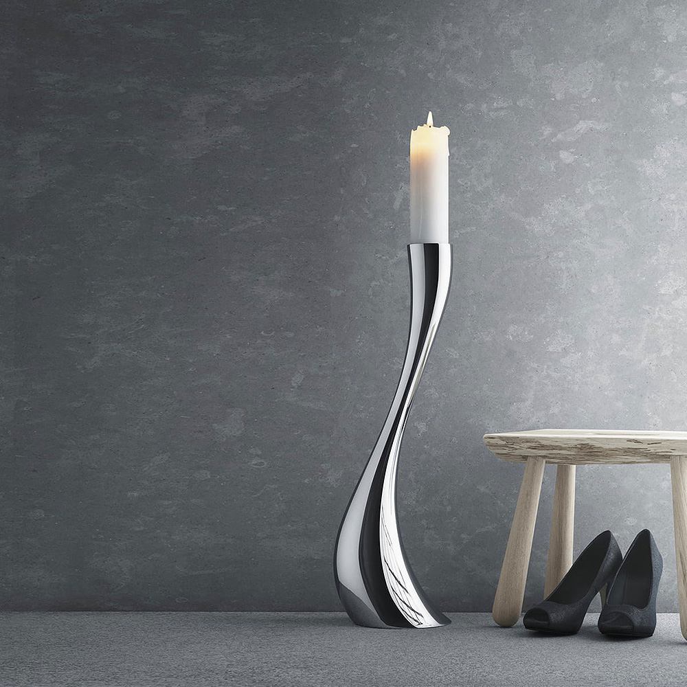 Cobra Golvljusstake 60 cm Rostfri