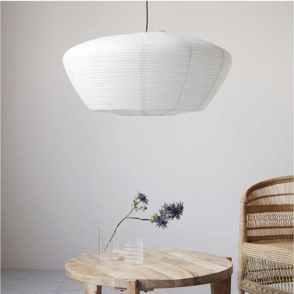Bidar Lampskärm 38x81,5 cm Vit