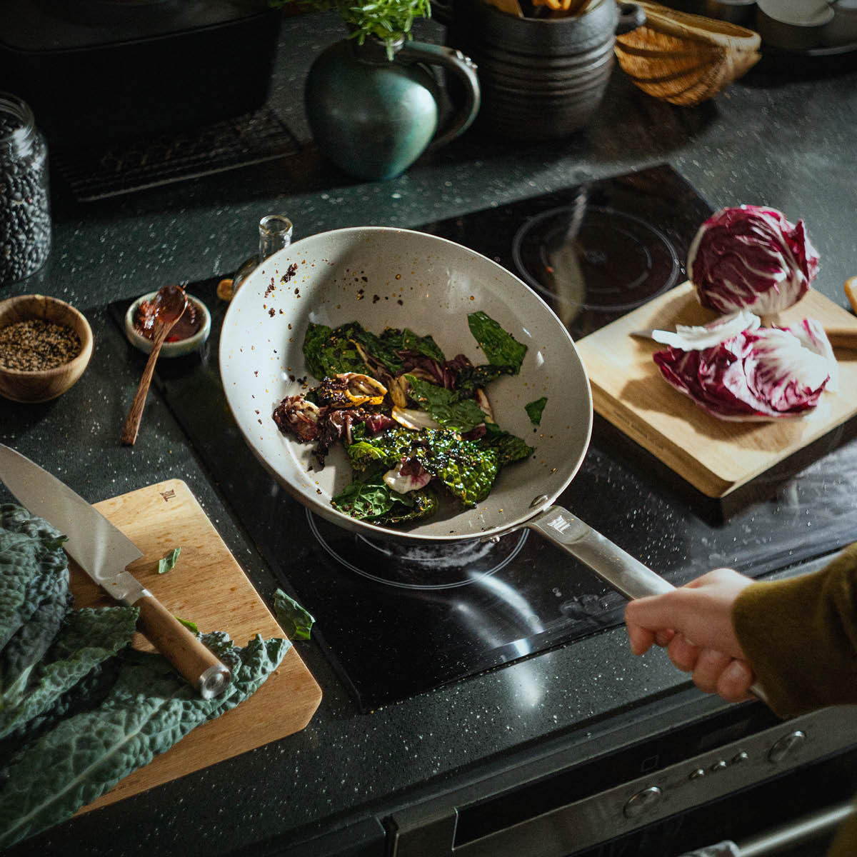 Norden Steel Wok belagd 28 cm