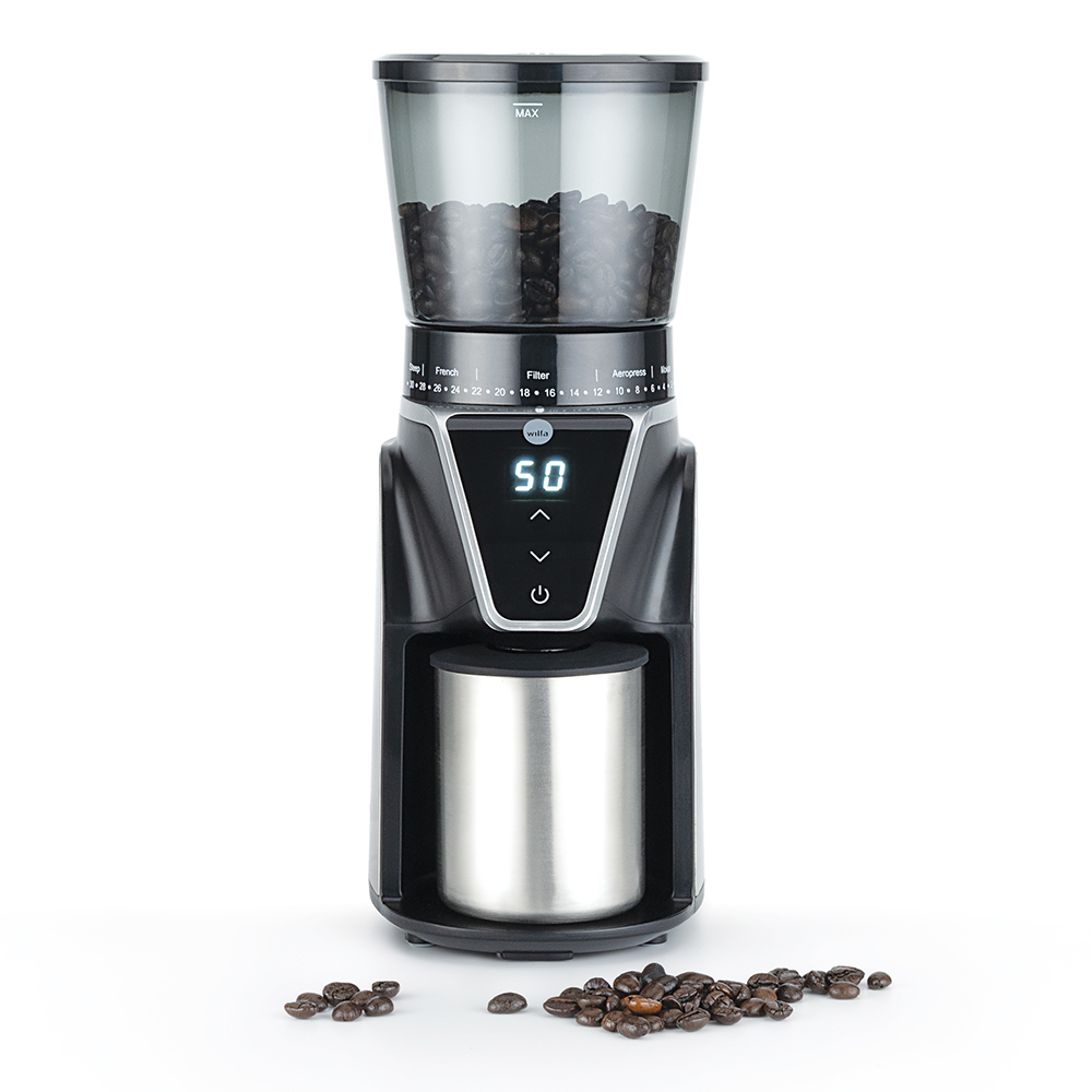 Kaffekvarn Digital Display 275 g Rostfri