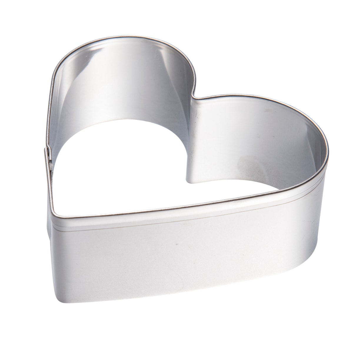 bAYk Pepparkaksform Hjärta Silver