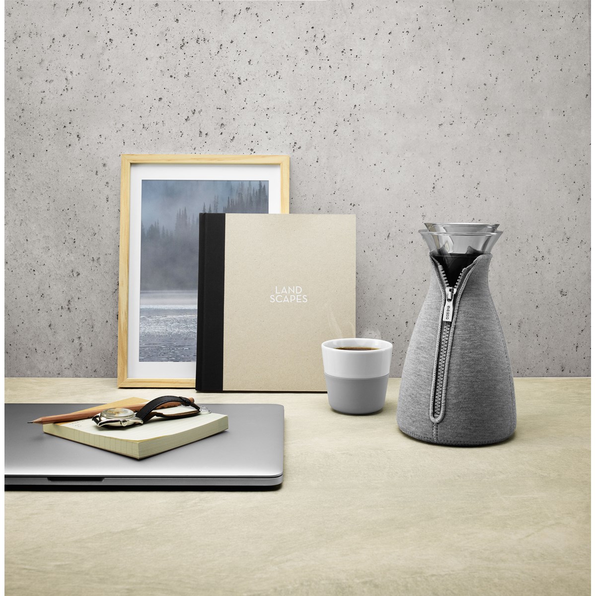 Cafesolo 1L Mörk Grå Woven
