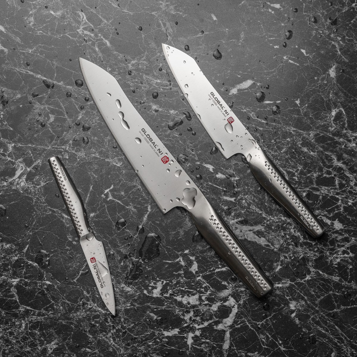 Global GN-3002 Knivset 3 delar