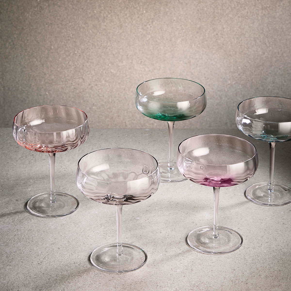 S?holm Sonja Champagne/cocktail glas 30 cl Soft pink