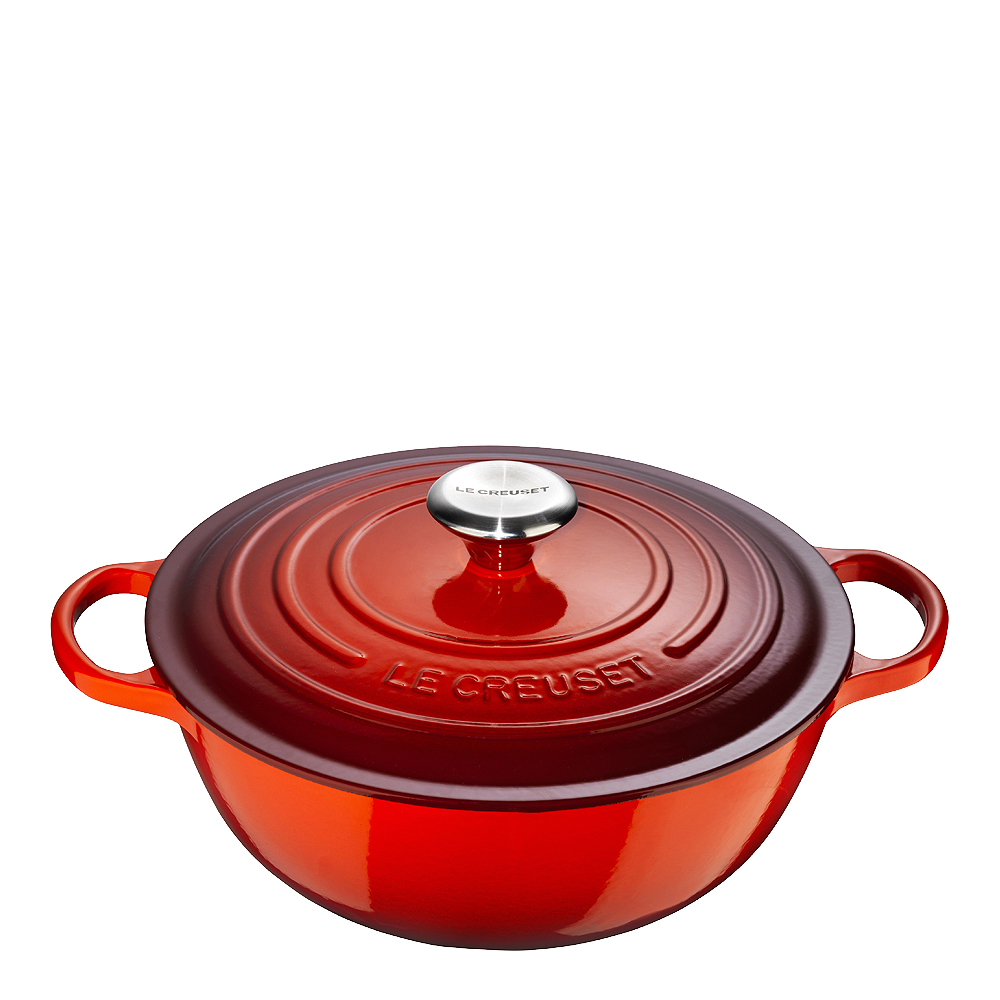 Gjutjärnsgryta rund 32 cm 7 L Cerise