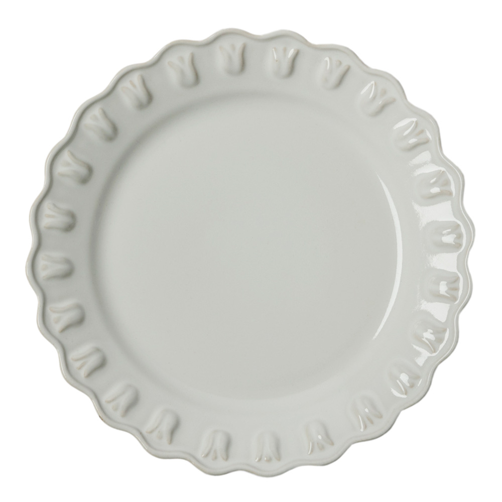 Tulipa Assiett 20 cm Vit