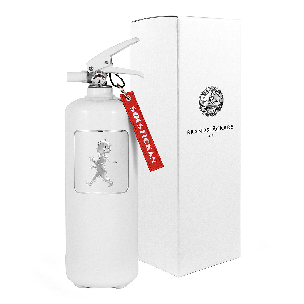 Solstickan Brandsläckare 2 kg Vit