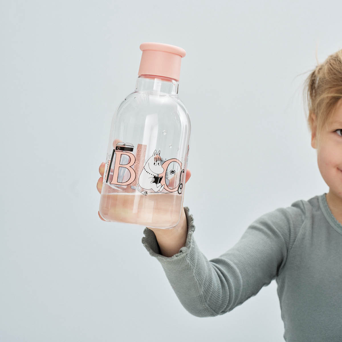 Mumin Drink-It Vattenflaska 50 cl Salmon/Klar