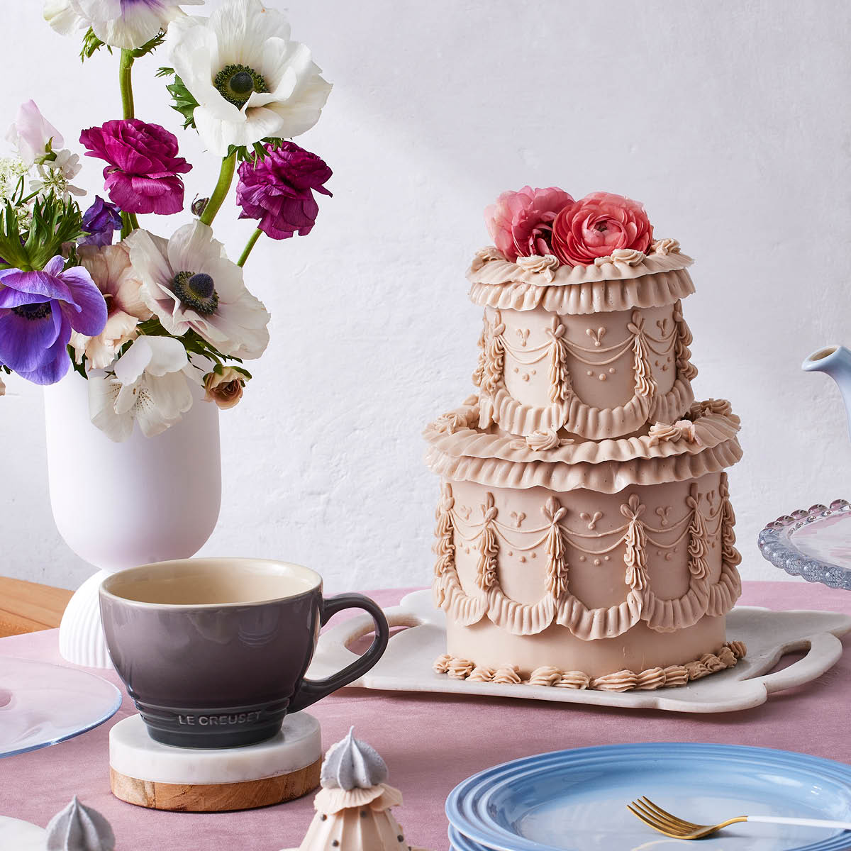 Jumbokopp Stengods 40 cl Flint