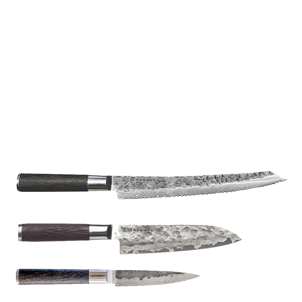 Kuro Knivset 3 delar Rostfri